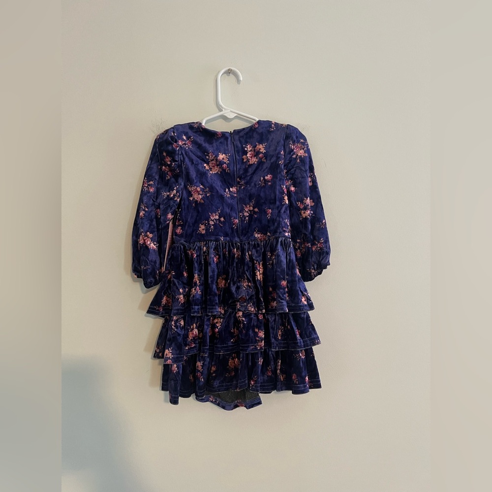 Ivy City Co Mini Nikki Dress 2T Floral Tiered Long Sleeve NWT - Picture 4 of 4